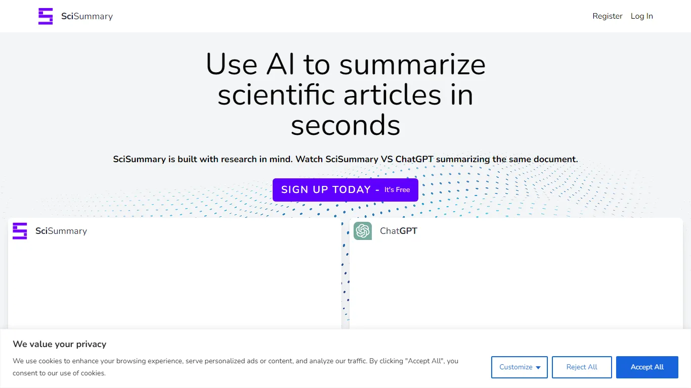 Novo Scisummary Resumos Rapidos De Artigos Cientificos Com Ai Scisummary Pricing Reviews Alternatives Ai Summarizer Fz42T0NlESdfHDUKhGqgXQwi9MyngP